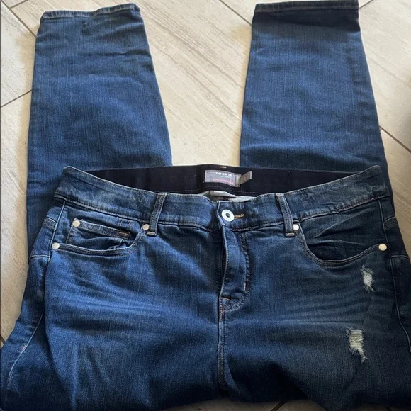 Torrid Dark Blue Denim Jeans - Picture 2 of 5